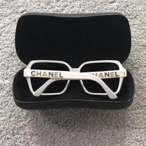 Chanel sunglasses white
